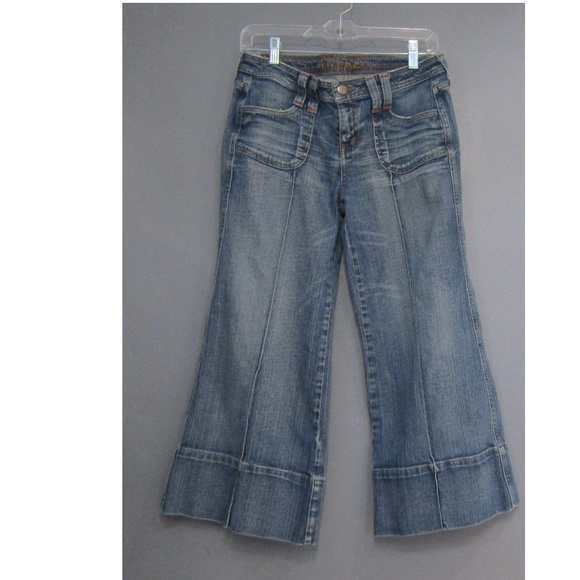 wide cuff jeans
